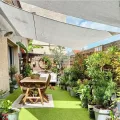 75 % Aluminium-Schattenstoff mit Ösen, Sonnenblock-Netz für Garten, Gewächshaus, Terrasse und Zwinger, reißfeste Netzplane, 4 x 19 m - Thumbnail 5