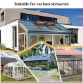 Dachfenster mit Fernbedienung, 85 x 70 cm, für Dachböden, Keller, Gewächshäuser und Sto-Hallen, optimaler Dachausstieg und Dachfenster-Löser - Thumbnail 8