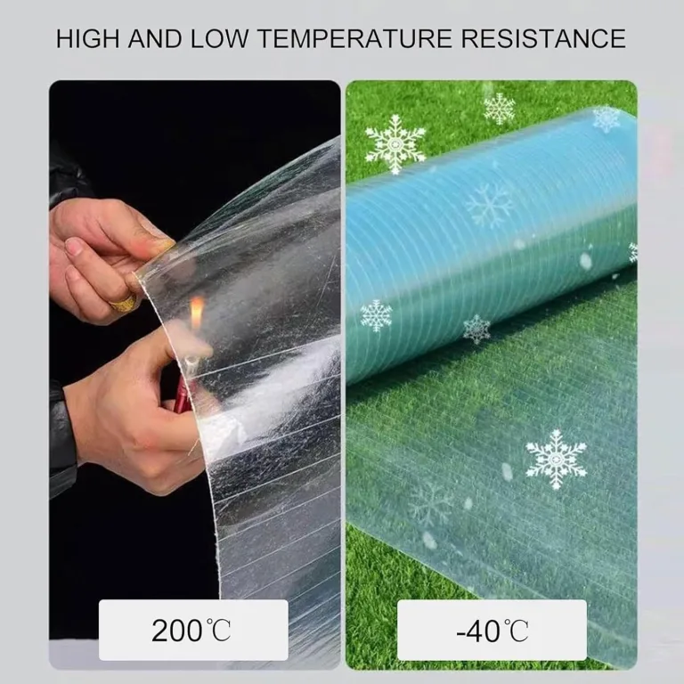 0.8mm Polycarbonatplatten Dachplatten Kunststoff Wetterfest Gewächshausplatten für Dächer, Wintergärten, Gewächshäuser, Schuppen und Markisen(0.6x4m) – Bild 4