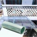 0.8mm Polycarbonatplatten Dachplatten Kunststoff Wetterfest Gewächshausplatten für Dächer, Wintergärten, Gewächshäuser, Schuppen und Markisen(1.2x5m) - Thumbnail 1