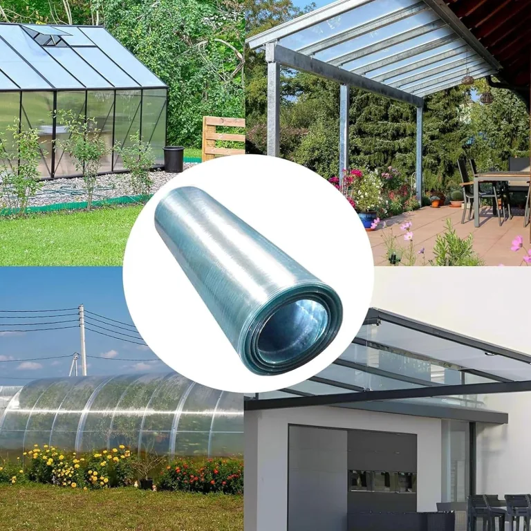 0.8mm Polycarbonatplatten Dachplatten Kunststoff Wetterfest Gewächshausplatten für Dächer, Wintergärten, Gewächshäuser, Schuppen und Markisen(0.7x8m) – Bild 7