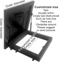 Aluminium-Dachluke, abschließbarer Griff, Ventilat für Gewächshäuser, Dachöffnung mit Stützstange, ideal für Hausdächer (50 x 70 cm) - Thumbnail 2