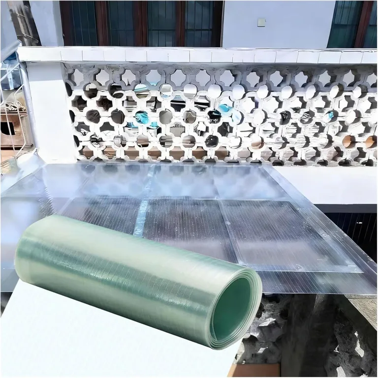 0.8mm Polycarbonatplatten Dachplatten Kunststoff Wetterfest Gewächshausplatten für Dächer, Wintergärten, Gewächshäuser, Schuppen und Markisen(1.2x2m) – Bild 1