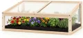 FANTASK Frühbeet Gewächshaus, 94 x 63 x 40 cm, Frühbeete Hochbeete mit Abdeckung, mini Gewächshaus, Treibhaus, Frühbeetkasten Aufsatz für Garten, Terrasse & Balkon (Natur) - Thumbnail 1