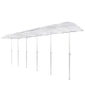 Beckmann Tomatendach PSN5 – Stabile Tomatenüberdachung & Überdachung für Hochbeet 500x112 cm – Winterfestes Alu Schutzdach, hagelfeste 6mm Platten gegen Braunfäule – Höhenverstellbar - Thumbnail 9