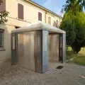 Polycarbonat Doppelstegplatte 4 mm klar, Zuschnitt 1500 x 1050 mm (L x B), Breite 1050 mm fix, UV-Schutz einseitig – Gewächshausplatten, Überdachung, Pergola, Carport | Macrolux Makrolon - Thumbnail 8