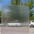 Polycarbonat Doppelstegplatte 4 mm klar, Zuschnitt 2000 x 1050 mm (L x B), Breite 1050 mm fix, UV-Schutz einseitig – Gewächshausplatten, Überdachung, Pergola, Carport | Macrolux Makrolon - Thumbnail 5