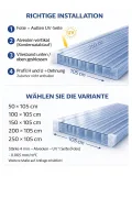 Polycarbonat Doppelstegplatte 4 mm klar, Zuschnitt 2000 x 1050 mm (L x B), Breite 1050 mm fix, UV-Schutz einseitig – Gewächshausplatten, Überdachung, Pergola, Carport | Macrolux Makrolon - Thumbnail 2