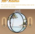 Um 360° drehbares rundes Fenster für optimale Belüftung, langlebiges Aluminium, perfekt für Schuppen, Dachböden, Gewächshäuser und Werkstätten, verbessert Luftzirkulation und Helligkeit - Thumbnail 2