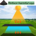 3,9 x 6,9 m schwarzes Schattentuch – 90 % Sonnenblock-Netz für Gewächshaus, Terrasse, Pflanzen und Tomaten – UV-Schutz, kühlende Netzplane für Outdoor-Gartenarbeit - Thumbnail 5