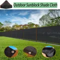 3,9 x 6,9 m schwarzes Schattentuch – 90 % Sonnenblock-Netz für Gewächshaus, Terrasse, Pflanzen und Tomaten – UV-Schutz, kühlende Netzplane für Outdoor-Gartenarbeit - Thumbnail 9