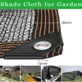 Schwarzes Schattentuch für Gartenarbeit – 4,6 x 4,5 m Sonnenblock-Netzplane mit Ösen für Gewächshaus, Terrasse, Hühnerstall und Pflanzenschutz, Outdoor-Schattennetz für Tomaten - Thumbnail 6