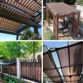 Sonnenschutzsegel mit Ösen, 80 % UV-beständig, für Garten, Gewächshaus, Scheunen, Terrassen und Pergolen, erhältlich in 1,5 x 3 m, 3 x 3 m, 6 x 6 m, 9,8 x 1,4 m - Thumbnail 8