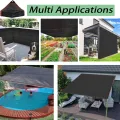 Sonnenschutztuch, 2,8 x 4,5 m, 90 % Sonnenschutz, Netzplane für Gewächshaus, Pflanzen, Terrasse und Tomaten, UV-Schutz, kühle Bereiche, Outdoor-Abdeckung - Thumbnail 6
