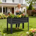 Hochbeet aus Metall, Verzinkter Stahl Rostfrei, 116x60x80 cm Hochbeet für Garten, Terrasse & Balkon, Pflanzkasten für Gemüse, Kräuter und Blumen, Langlebiges Pflanzbeet - Thumbnail 8
