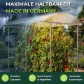 Beckmann Tomatendach PSR4 – Stabile Tomatenüberdachung & Überdachung für Hochbeet 400x150 cm – Winterfestes Alu Schutzdach, hagelfeste 6mm Platten gegen Braunfäule – Höhenverstellbar - Thumbnail 3
