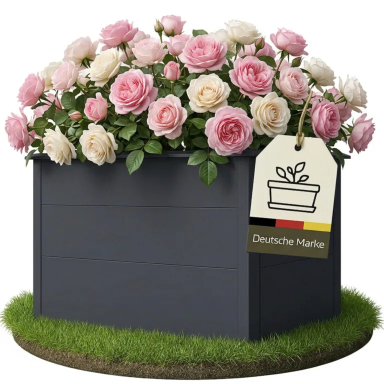 novaterra® Hochbeet Metall Anthrazit - B 100 x T 50 x H 77 cm - Premium Hochbeet aus pulverbeschichtetem Stahl, Schneckenschutz, wetterfest, ideal für Kräuterbeet, Frühbeet & Blumenkasten