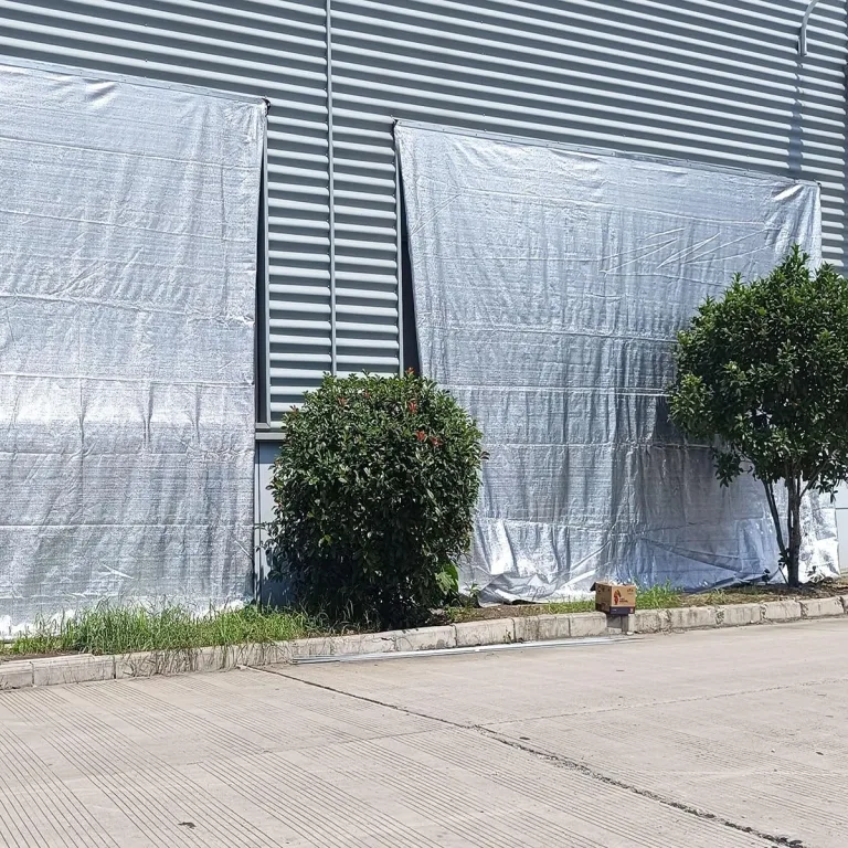 75 % Aluminium-Schattenstoff – Sonnenschutznetz mit Ösen für Garten, Gewächshaus, Terrasse, Zwinger, reißfeste Netzplane (6 x 13 m) – perfekt als Pflanzen- und Blumenschutz – Bild 2