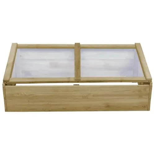 Hommdiy Gewächshaus Imprägniertes Kiefernholz 200 x 50 x 35 cm Frühbeet Frühbeetkasten – Bild 8