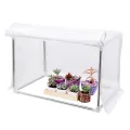 Mini Gewächshaus - Transparentes Pflanzenzelt 60 x 30 x 30 cm | tragbares Gewächshaus | Tragbare Gewächshäuser für schwere Lasten zum Anbau von Indoor-Tisch Balkon Gartenbrücke Winterterrasse Veranda - Thumbnail 1
