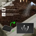 Outsunny Hochbeet Holz, verstellbar Pflanzbeet mit Rankgitter Frühbeet Gartenbeet Blumenkasten Pflanzkasten 60x16x100cm für Garten Balkon, Gartenspalier für Blumen, Kletterpflanzen, Gemüse Kräuter - Thumbnail 7