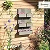 Outsunny Hochbeet Holz, verstellbar Pflanzbeet mit Rankgitter Frühbeet Gartenbeet Blumenkasten Pflanzkasten 60x16x100cm für Garten Balkon, Gartenspalier für Blumen, Kletterpflanzen, Gemüse Kräuter - Thumbnail 2