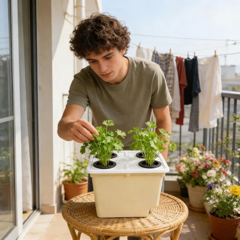 Gewächshaus Substratloser Anbaueimer - Hydroponischer Gartenpflanzkübel Passend | Hydroponischer Wachstumsbehälter Mit Wasserstandsanzeige | Zum Innenbereich, Fensterbank, Balkon, Tomate, Gurke Und Ob – Bild 5