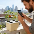 Gewächshaus Substratloser Anbaueimer - Hydroponischer Gartenpflanzkübel Passend | Hydroponischer Wachstumsbehälter Mit Wasserstandsanzeige | Zum Innenbereich, Fensterbank, Balkon, Tomate, Gurke Und Ob - Thumbnail 2