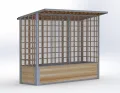 Easyfit Tomatenhaus aus Aluminium & Lärchenholz inkl. Zwischenboden– Stabiles Tomatengewächshaus mit Schiebetüren & UV-Schutz – Witterungsbeständig & Langlebig – Made in Austria 25-71-20 - Thumbnail 1