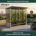 Easyfit Tomatenhaus aus Aluminium & Lärchenholz inkl. Pflanztröge – Stabiles Tomatengewächshaus mit Schiebetüren & UV-Schutz – Witterungsbeständig & Langlebig – Made in Austria 25-50-20 - Thumbnail 4