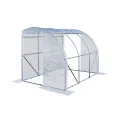 TOOLPORT Anlehn Foliengewächshaus 2x3 m PE 180 g/m² UV stabilisiert Gewächshaus mit Stahlrahmen verzinkt Tomatenhaus Treibhaus mit Seitenfenstern - Thumbnail 1