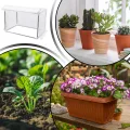 Mini-Gewächshaus, transparent, PVC, Edelstahl, 60 cm (23,62 Zoll), tragbar, mit Regalen, Gewächshäuser, Gewächshäuser, Tischabdeckung für Balkon, P - Thumbnail 5