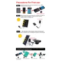 Solarbetriebene Stallheizung | 20W Panel | Chicken Coop Solar Heater for Winter | Sicherer Wärmestrahler für Hühner & Welpen | Überhitzungsschutz Solar-Heizgerät für Outdoor & Gewächshäuser Black - Thumbnail 7