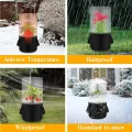 Blumentopf-Frostabdeckung, Mini-Gewächshaus Pflanzenschutz, kältebeständige transparente Abdeckung, einfache Einrichtung, Pflanzenschutz für Sämlinge Kräuter Blumen Indoor Outdoor Garten Balkon - Thumbnail 4