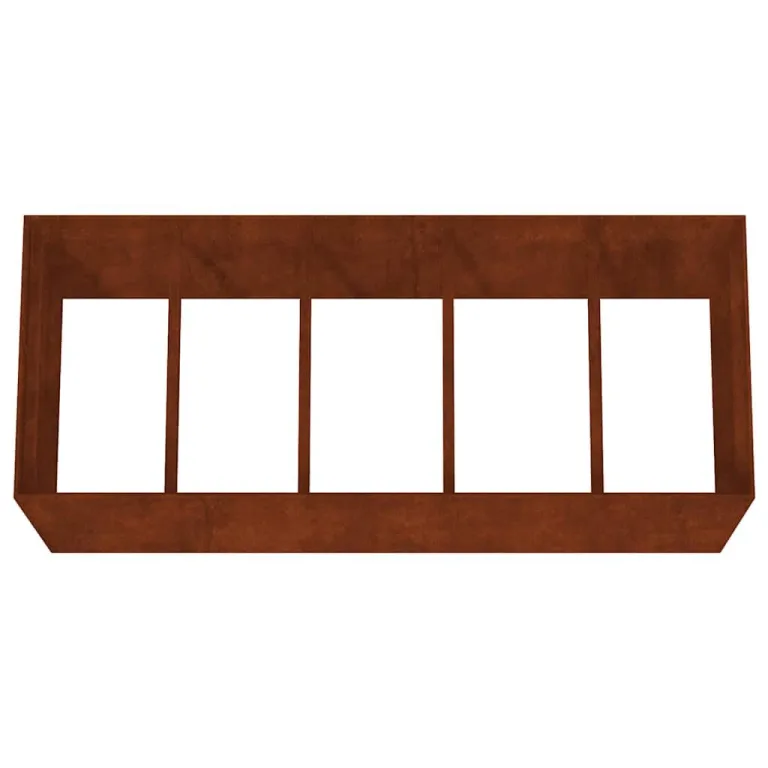 Gecheer Hochbeet 200x80x80 cm Cortenstahl, Wetterfest & Offenem Boden, Gartenbeet Pflanzkasten für Garten Balkon Terrasse Gemüse Kräuter Blumenanbau – Bild 6