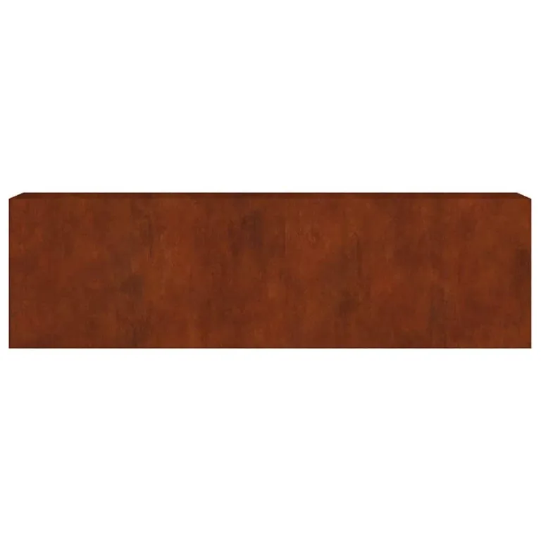 Gecheer Hochbeet 280x40x80 cm Cortenstahl, Wetterfest & Offenem Boden, Gartenbeet Pflanzkasten für Garten Balkon Terrasse Gemüse Kräuter Blumenanbau – Bild 7