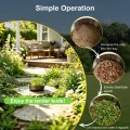 45er Jutte Microgreens Anzuchtschalen mit 500g/m², 95x95x5mm, Kresse Anzuchtschalen Set mit 3 Edelstahl Trays, Biologisch Abbaubares, Sprossen Anzuchtschale für Weizengras, Tomaten - Thumbnail 8