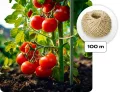 Gewächshaus Foliengewächshaus - 4 m² - Tomatenhaus mit 4 Fenstern und verzinktem Stahlrahmen - 100 m Sisalschnur Garten - Grün - Thumbnail 2