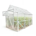 Gewächshaus Smart aus Stahl 200x300x220cm | UV-beständige 6 mm Hohlkammerplatten | Winterfestes Tomatenhaus & Treibhaus für Garten - Thumbnail 10