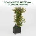 Gartenbogen Rankhilfe aus Metall für Kletterpflanzen – Stabiler Rosenbogen Garten, Rankbogen für Rosen, Clematis & Gemüse – Hochzeitsbogen, Ballonbogen, Foto Hintergrund für Party & Hochbeet, 220cm - Thumbnail 3