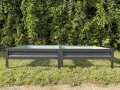 Botanic Hochbeet Metall 200x100x20 cm, verzinkter Stahl, wetterfest & rostfrei, Metallhochbeet Anthrazit mit Bodenankern, stabiles Gartenbeet für Gemüse, Kräuter und Blumen - Thumbnail 5