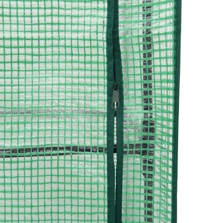Hochbeet mit Gewächshaus Frühbeet Aufsatz Rattan Optik 40x40x123 cm, Stabiles Tomatenhaus für Garten und Balkon, Pflanzkasten mit Schutznetz und Belüftung für Gemüse Kräuter Blumen – Bild 8