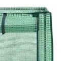 Hochbeet mit Gewächshaus Frühbeet Aufsatz Rattan Optik 40x40x139 cm für Tomaten Gemüse Kräuter, Stabiles PP Beet mit Eisenrahmen & Wasserdichter Abdeckung für Garten Balkon Terrasse - Thumbnail 7