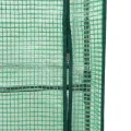 Hochbeet mit Gewächshaus Frühbeet Aufsatz Rattan Optik 40x40x139 cm für Tomaten Gemüse Kräuter, Stabiles PP Beet mit Eisenrahmen & Wasserdichter Abdeckung für Garten Balkon Terrasse - Thumbnail 8