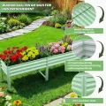 Hochbeet aus Metall, Verzinkter Stahl Rostfrei, 226x60x80 cm Hochbeet für Garten, Terrasse & Balkon, Pflanzkasten für Gemüse, Kräuter und Blumen, Langlebiges Pflanzbeet - Thumbnail 5