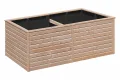 Rhombus Hochbeet XL – 206 × 103 × 75 cm | Lärche Natur - Thumbnail 2