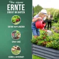HOFGARTEN Kleines Hochbeet Set 120x60x28 cm | Kräuterhochbeet, Mini Blumenbeet, Kräuterbeet Outdoor | 8-in-1 Beet | für Tomaten Blumen Erdbeeren | Verzinkter Stahl, Rostbeständig & Stabil (Anthrazit) - Thumbnail 7