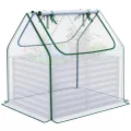 Quictent Ersatz-Abdeckung für Hochbeet,Grün-Transparent,2 Reißverschlussfenster,240x120x30 cm,Grün (Nur Abdeckung - Thumbnail 7