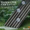 DWVO 2Set Hochbeet Metall, Hochbeete Kit Verdicktem Zink-Aluminium Magnesium Edelstahl Metall Hochbeete für Garten mit Stützstange&Handschuhe für Gemüse, Blumen (Schwarz 180x90x54cm) - Thumbnail 4