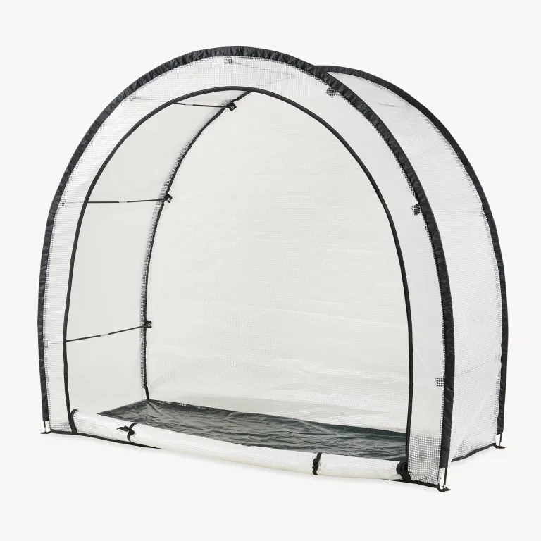 [en.casa] Tomatengewächshaus Larshasas Gewächshaus klein für Tomaten Pflanzen Foliengewächshaus Tomatenhaus Outdoor Folie Zelt 180 x 80 x 170 cm Transparent – Bild 7